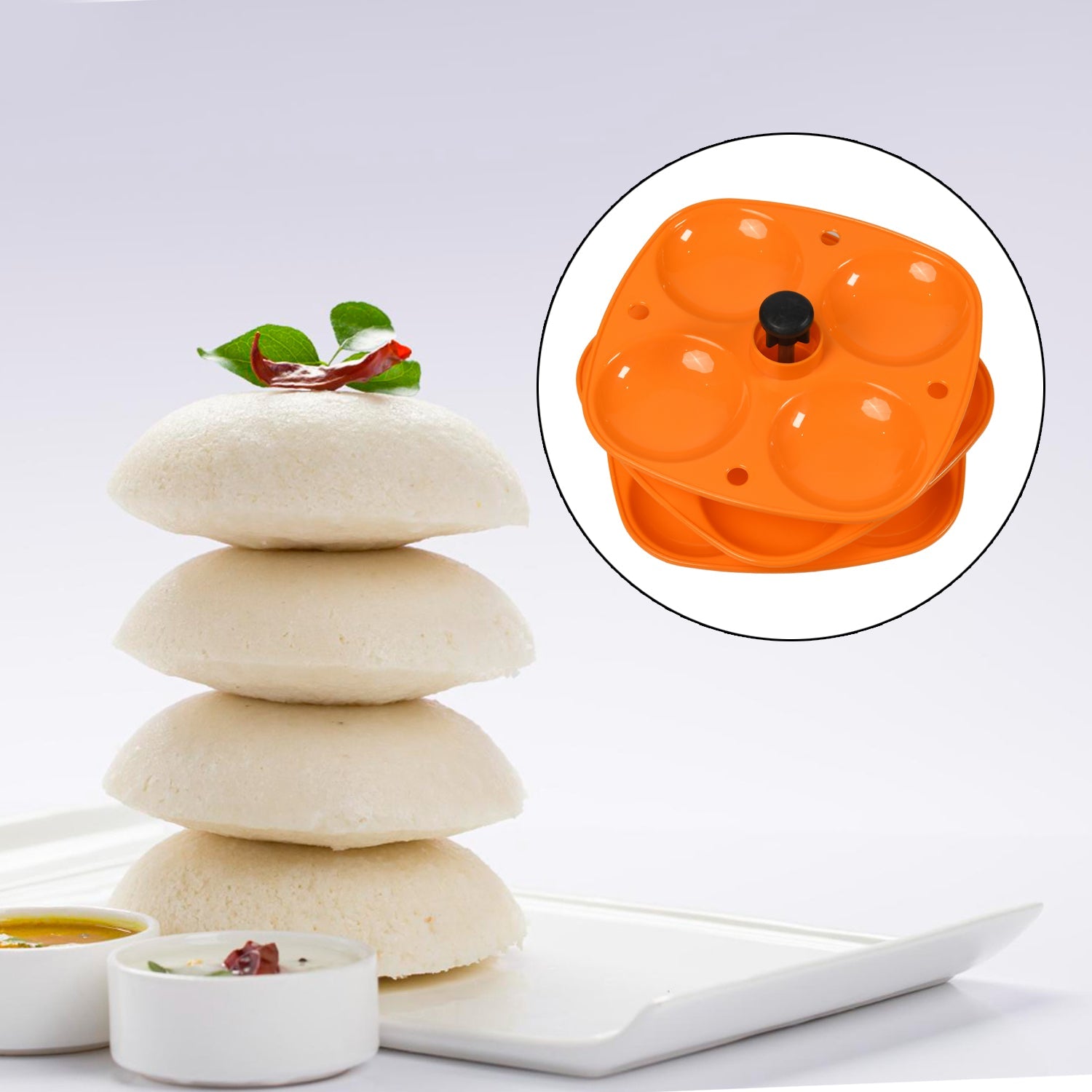 5346 3 Layer Idli Stand used in all kinds of household kitchen purposes for holding and serving idlis. DeoDap 5346 3 Layer Idli Stand used in all kinds of household kitchen purposes for holding and serving idlis. DeoDap